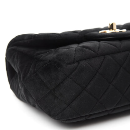 Chanel Velvet Quilted Mini Rectangular Pearl Crush Flap Black 6 of 10