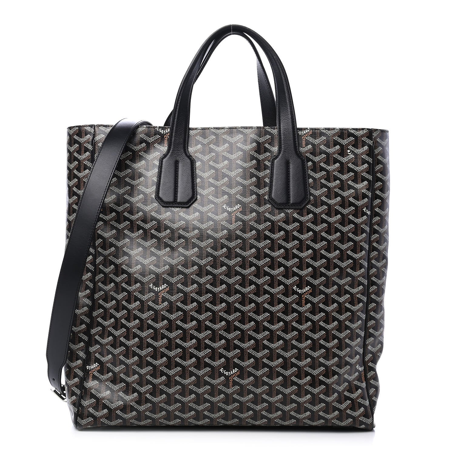 Goyard Goyardine Voltaire III Tote Black 1 of 10