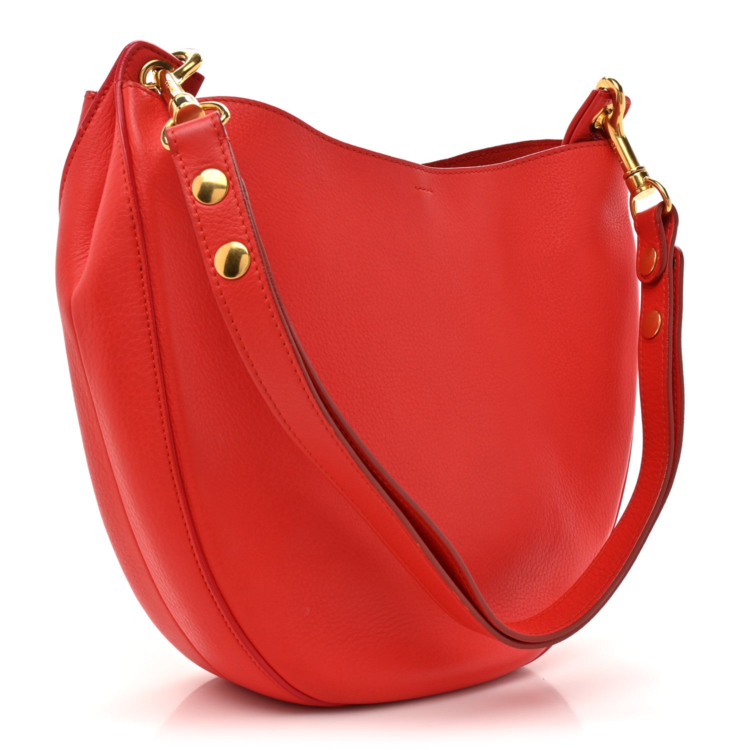 Celine Natural Calfskin Hobo Red 3 of 14