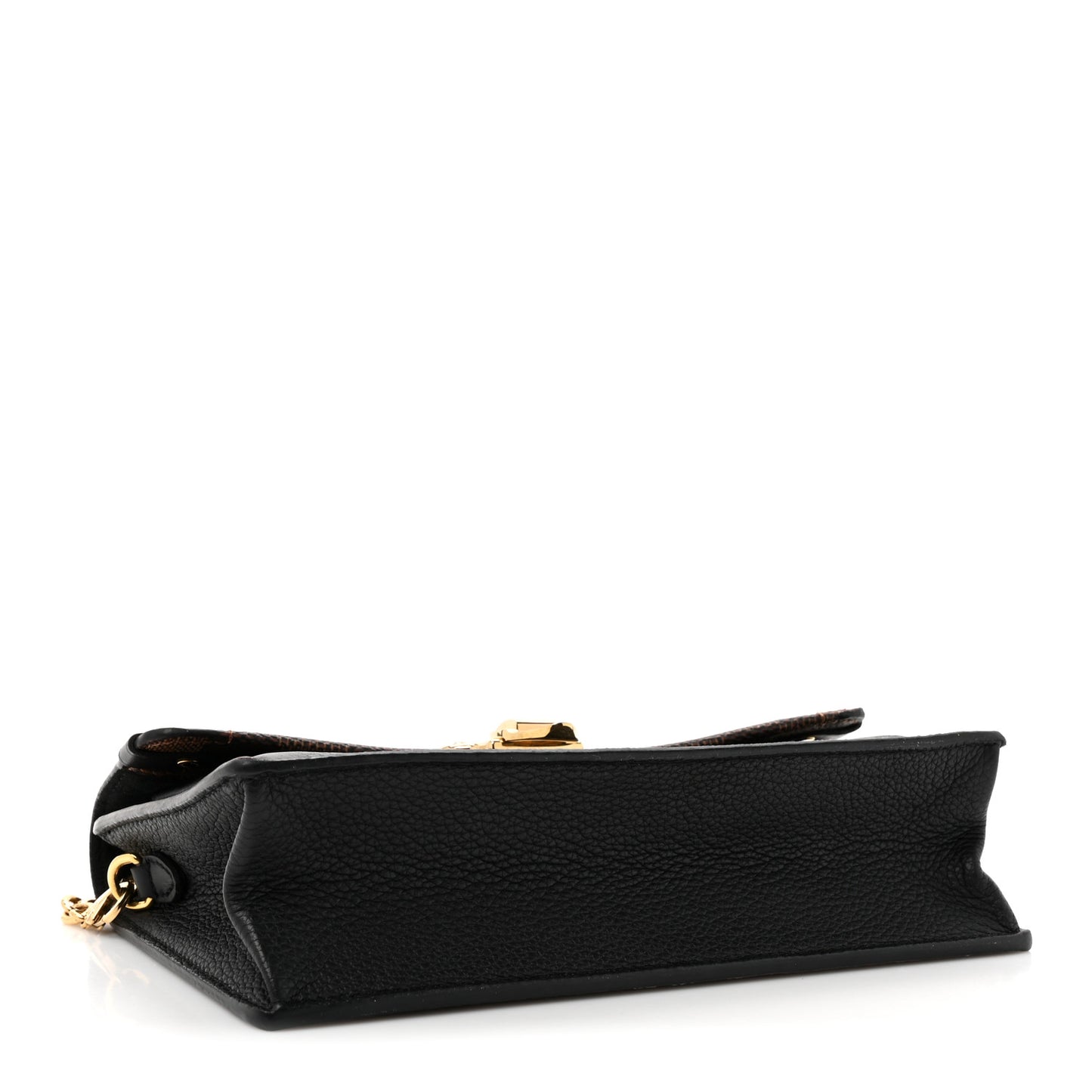 Damier Ebene Vavin Chain Wallet Black