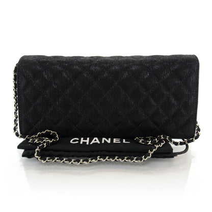Chanel Woven Calfskin Clutch Bag Black 3 of 9