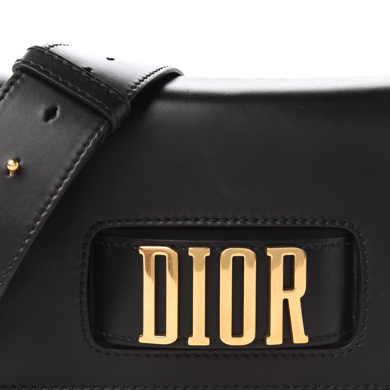 Christian Dior Smooth Calfskin Dio(r)evolution Flap Bag Black 9 of 11
