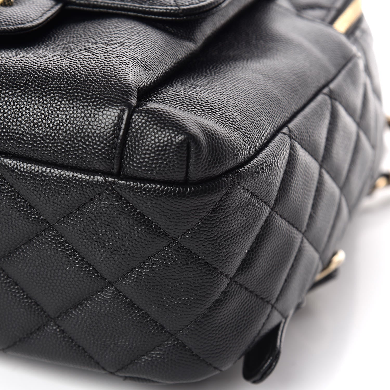 Chanel Caviar Quilted Large CC Day Backpack Black 10 of 11