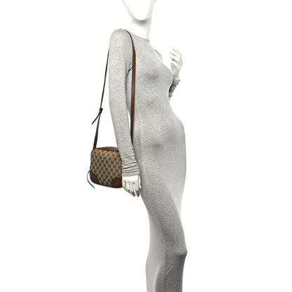 Gucci Monogram Mini Bree Messenger Bag Beige Tabacco 2 of 15