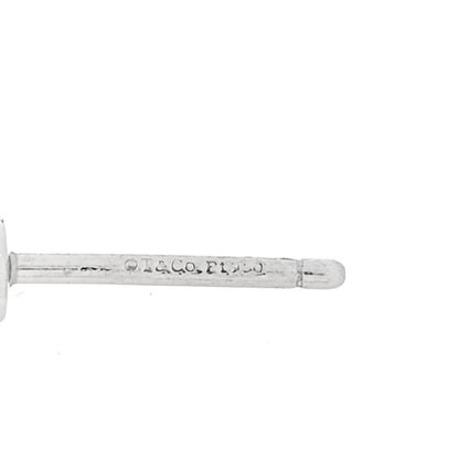 Tiffany Platinum Diamond .27ctw Solitaire Earrings 4 of 5