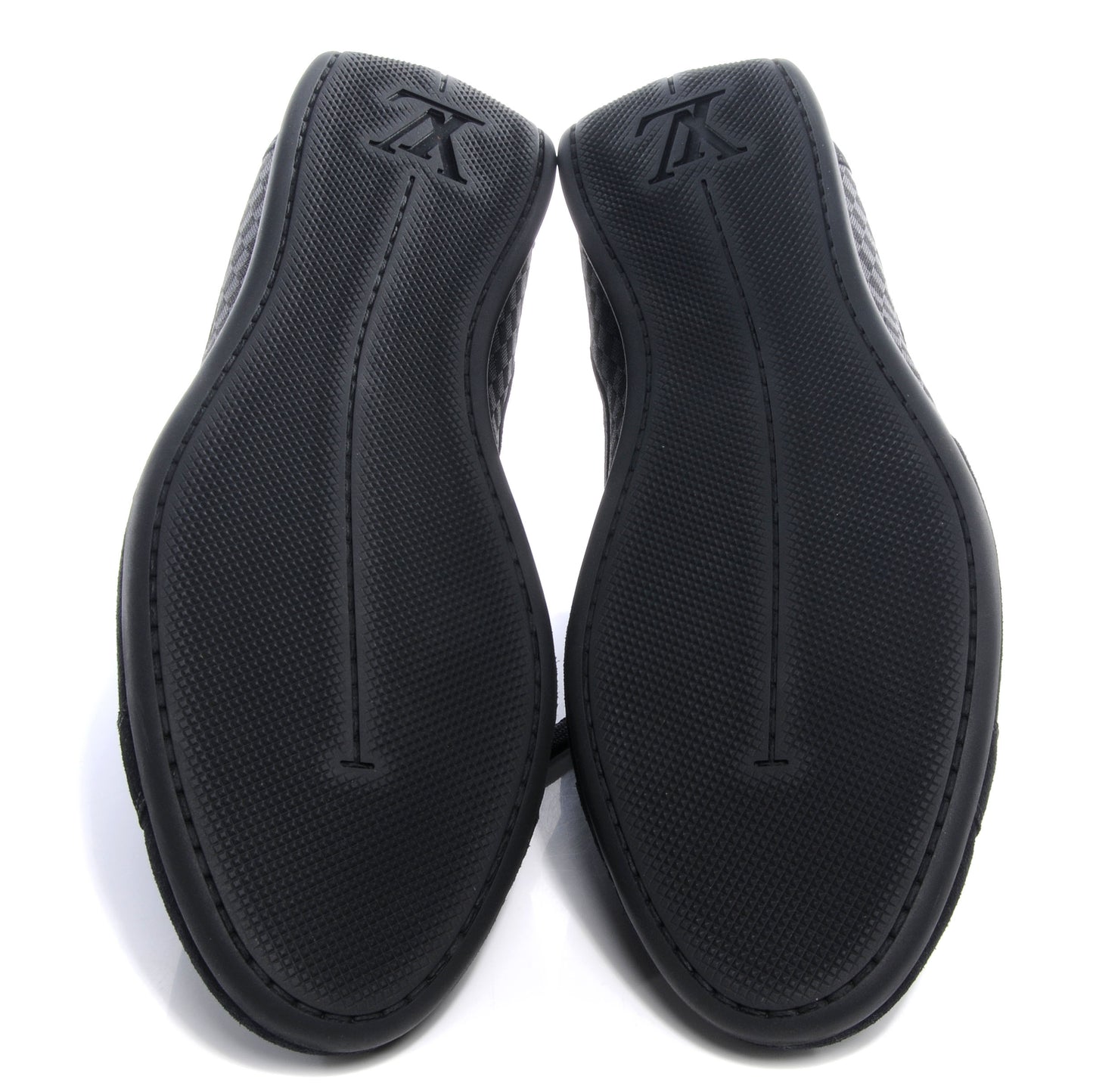 Suede Mini Damier Vibes Sneakers Black 6.5