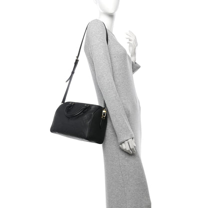 Louis Vuitton Empreinte Monogram Giant Speedy Bandouliere 25 Black 2 of 9