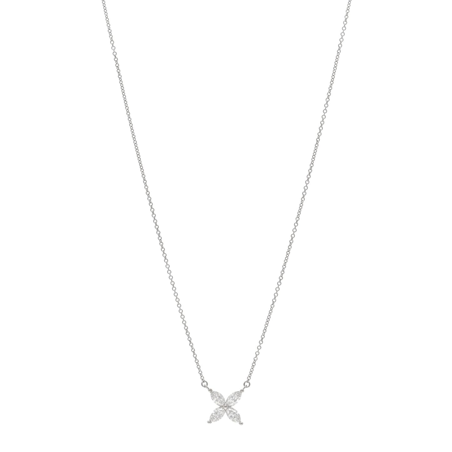 Platinum Diamond Large Victoria Necklace