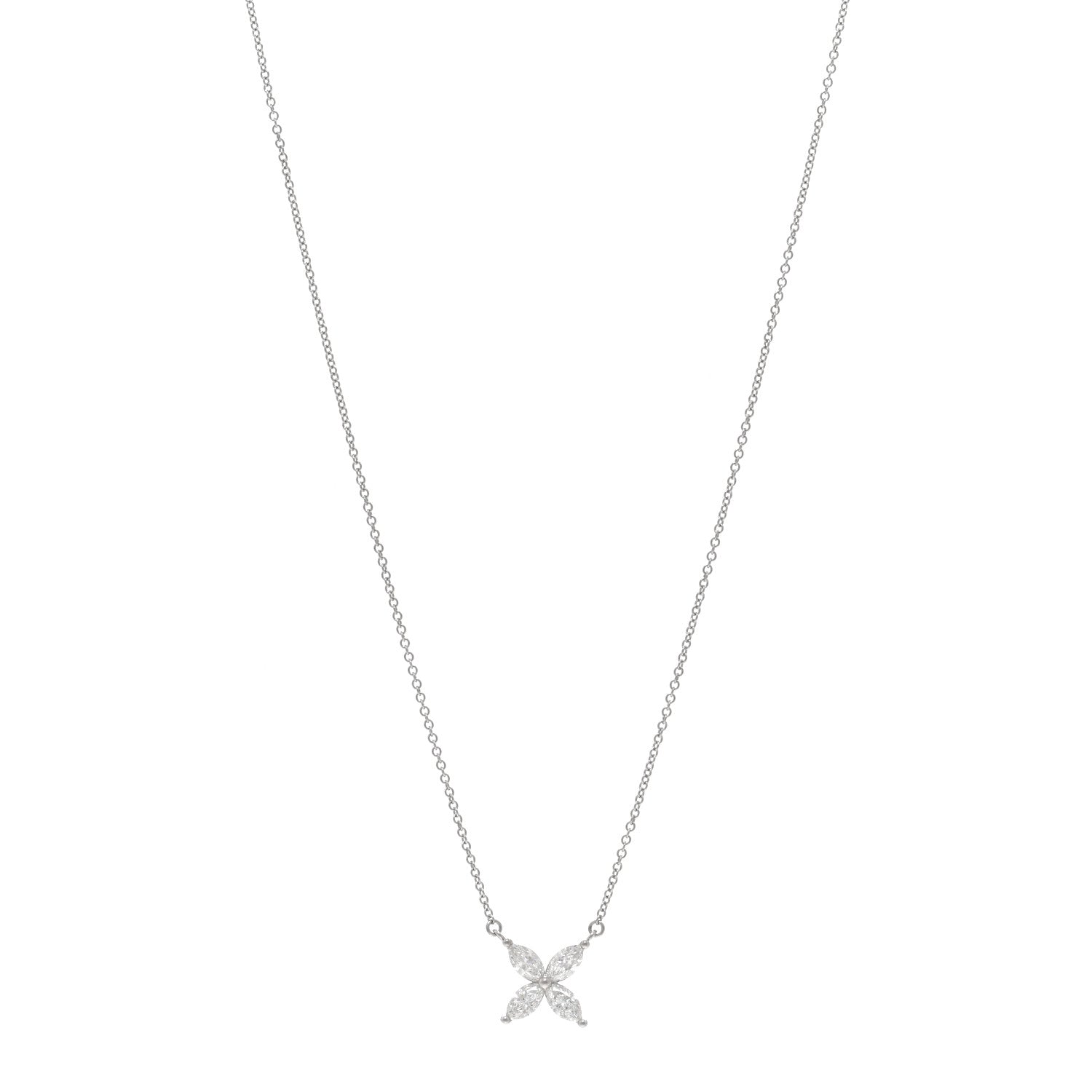 Tiffany Platinum Diamond Large Victoria Necklace 1 of 5