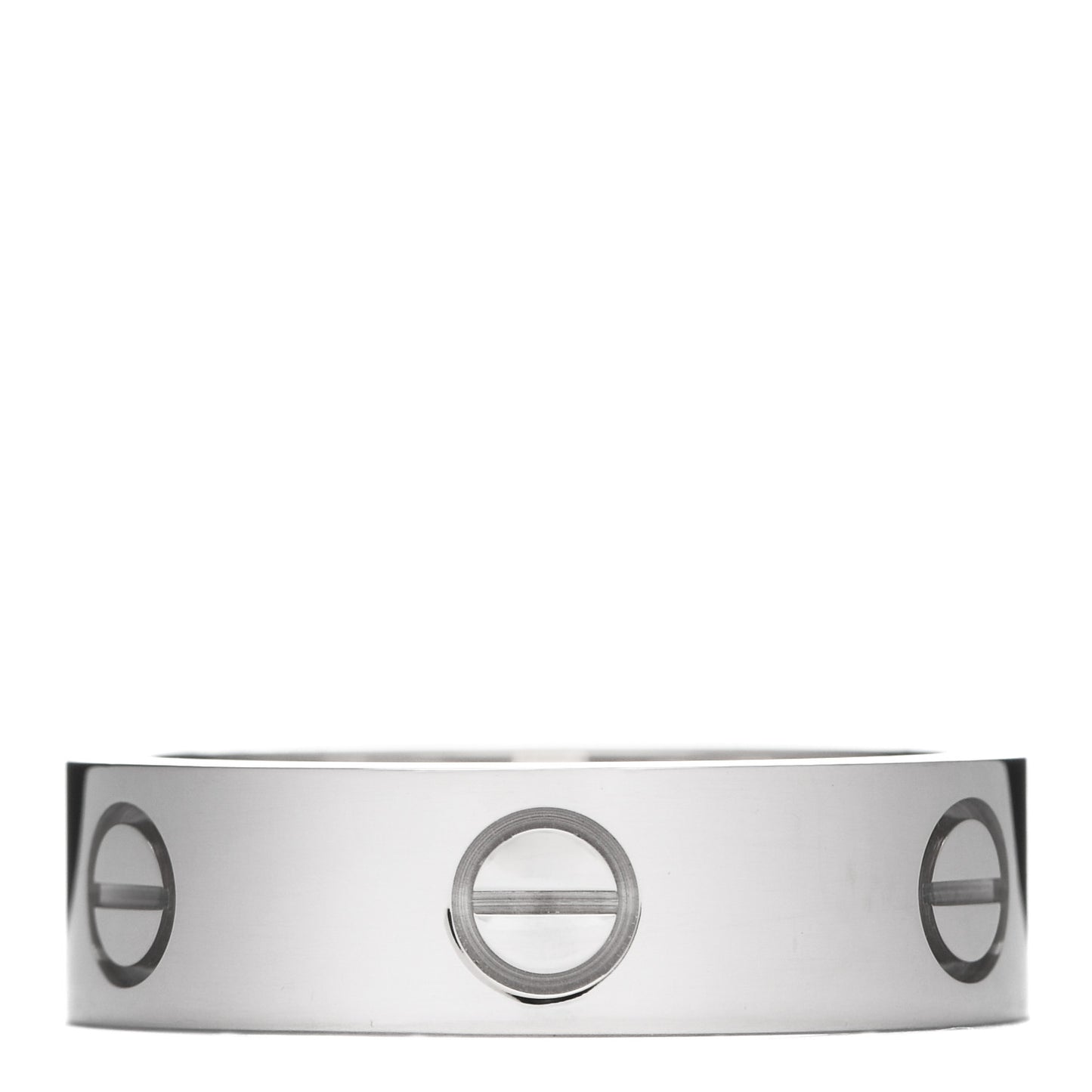 18K White Gold 5.5mm LOVE Ring 59 8.75