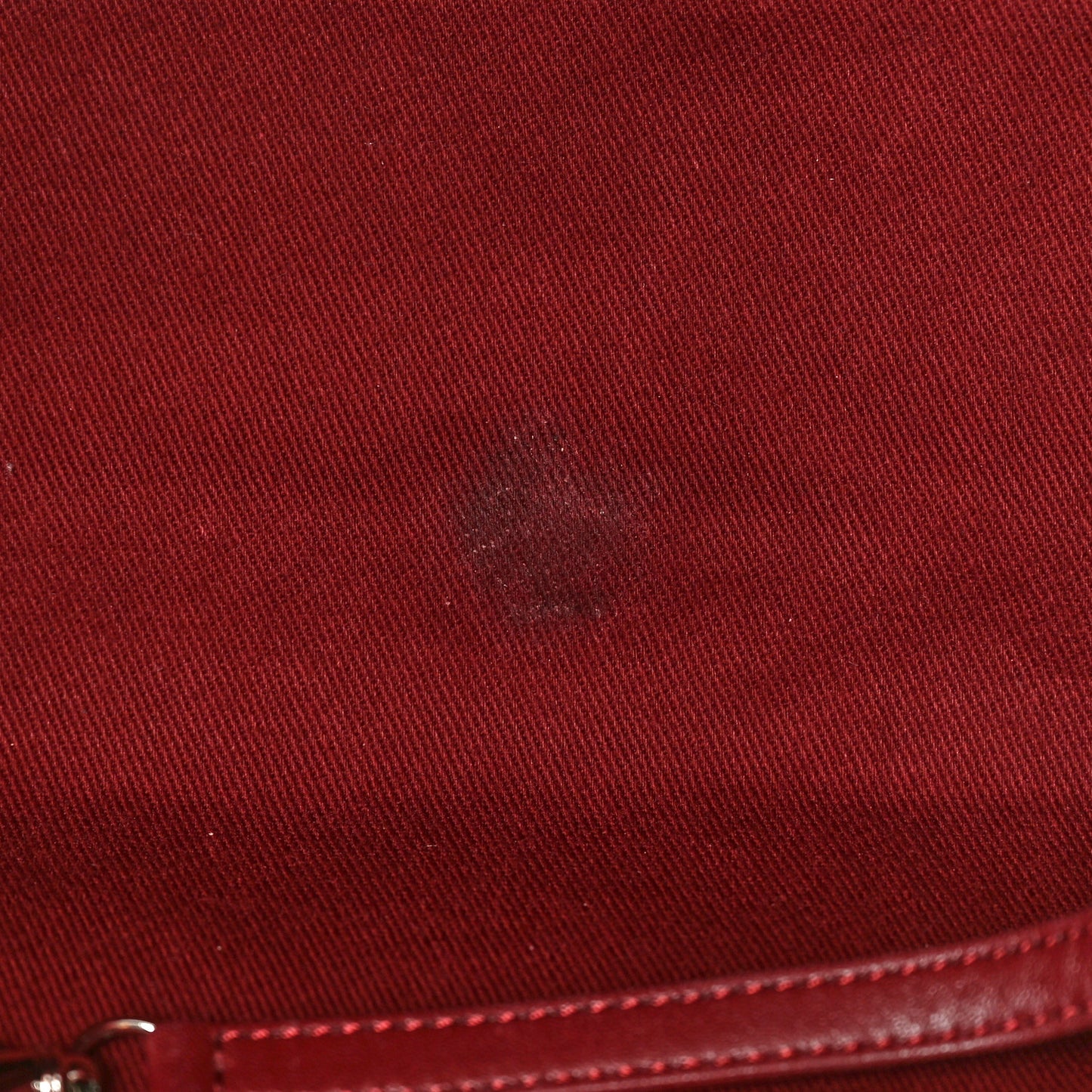 Canvas Large Deauville Tote Red