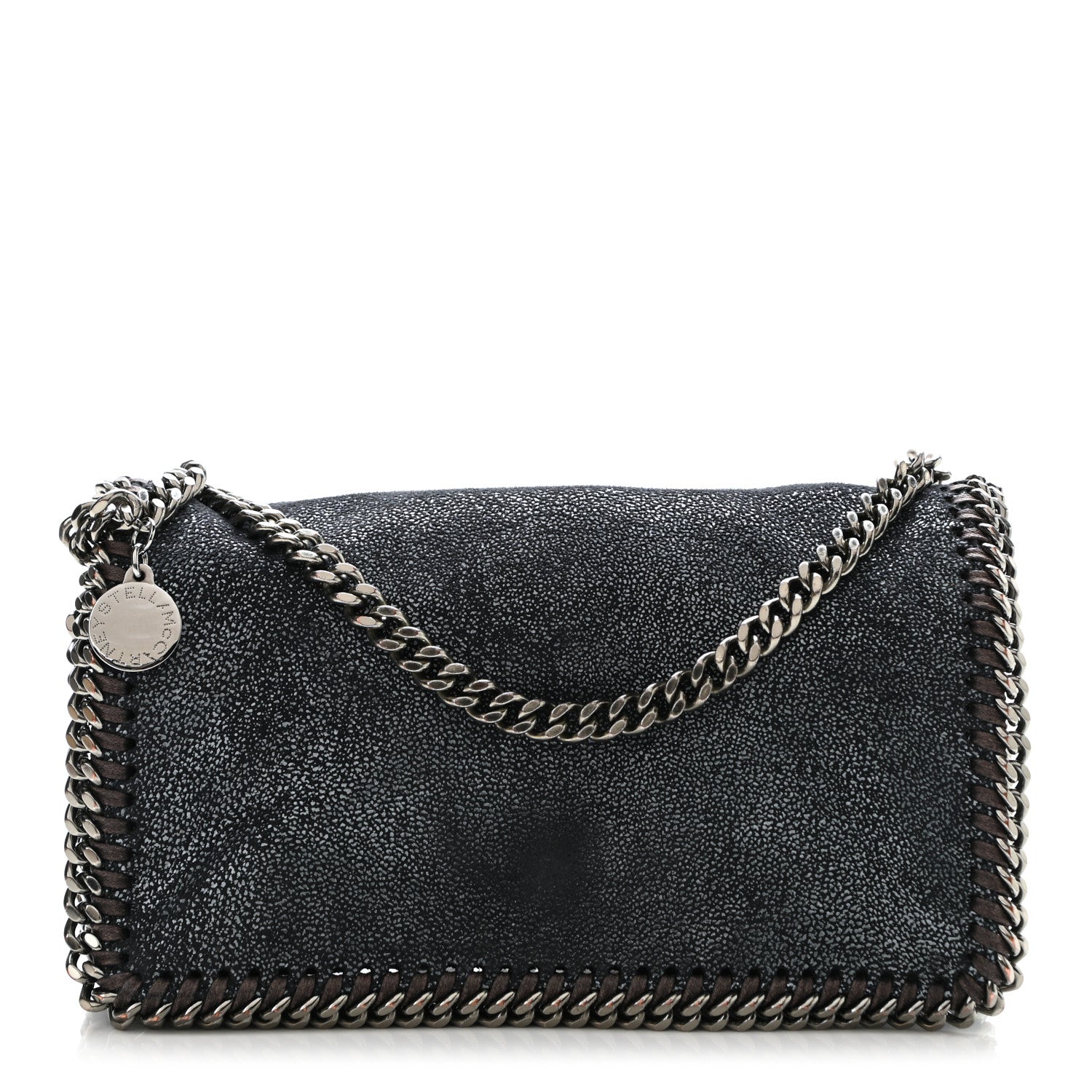 Stella McCartney Shaggy Deer Falabella Crossbody Bag Navy 1 of 11