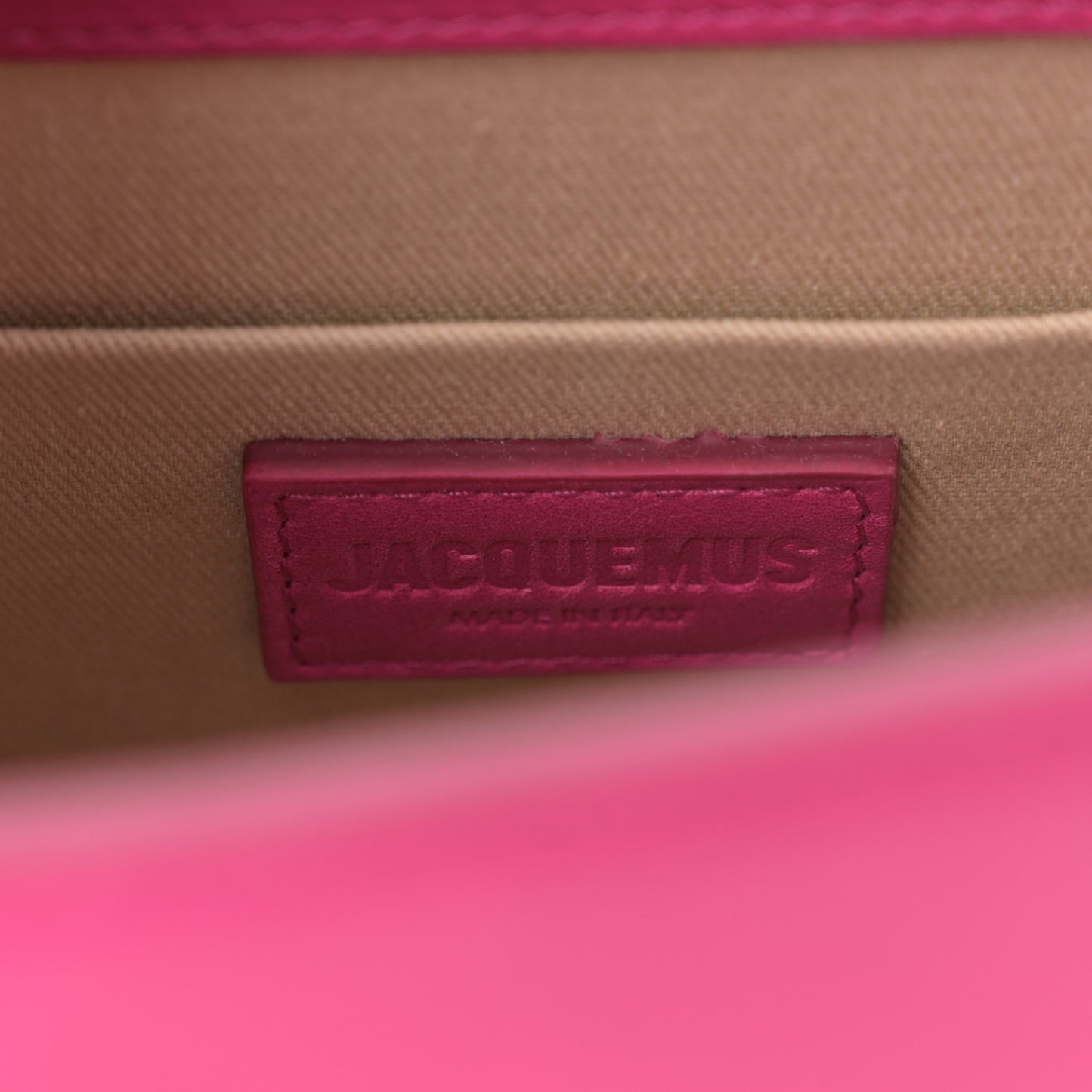 Smooth Calfskin Le Grand Chiquito Pink