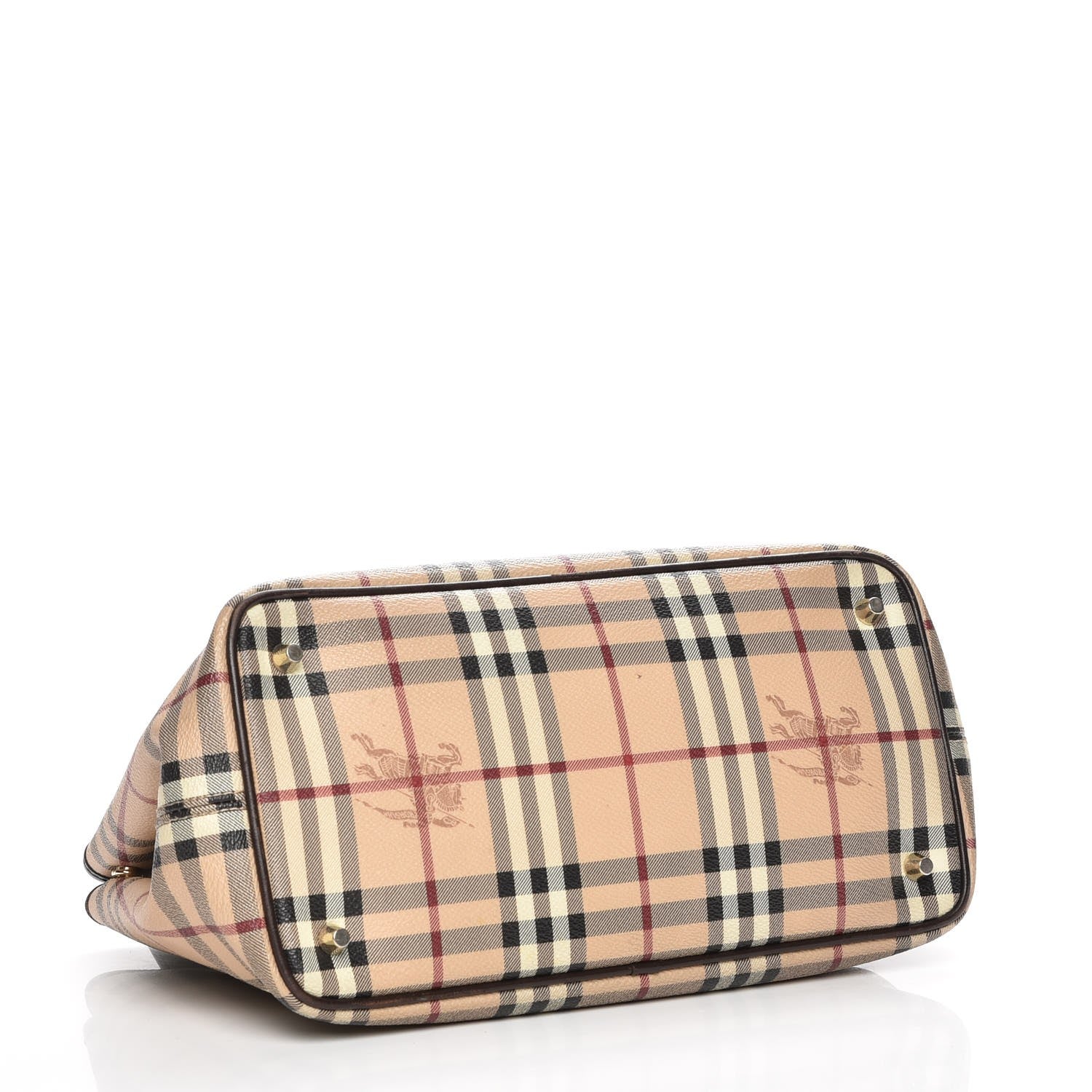 Burberry Haymarket Check Eden Tote Chocolate 4 of 9