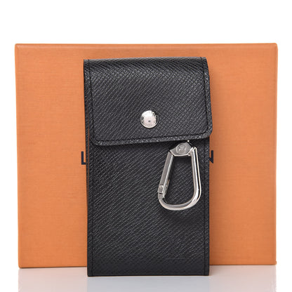Louis Vuitton Taiga Badge Key Pouch Black 8 of 8