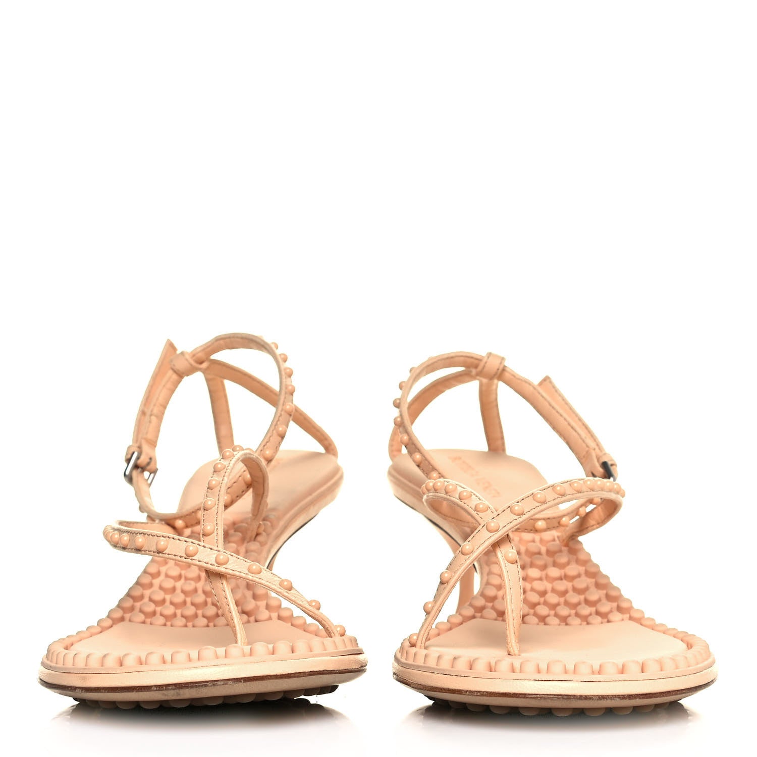 Bottega Veneta Lambskin Lagoon Bubble 55mm Sandals 40 Macaroon 4 of 17