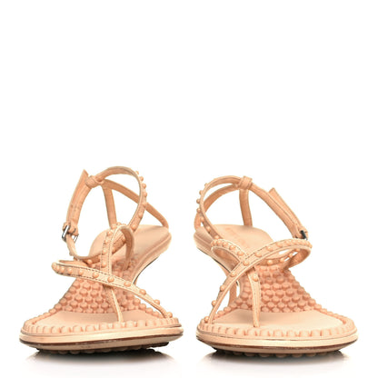 Bottega Veneta Lambskin Lagoon Bubble 55mm Sandals 40 Macaroon 4 of 17