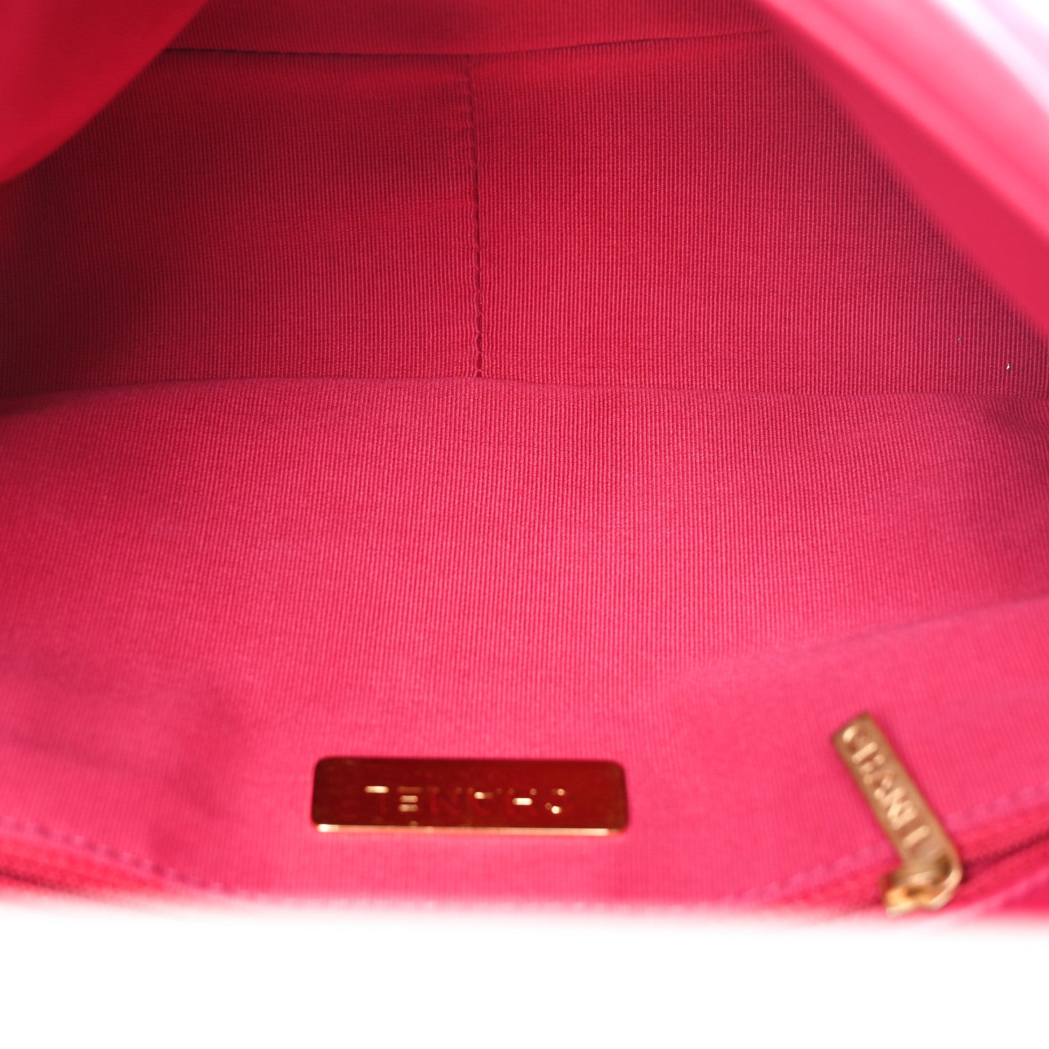 Chanel Lambskin Quilted Medium Chanel 19 Flap Dark Pink 6 of 10
