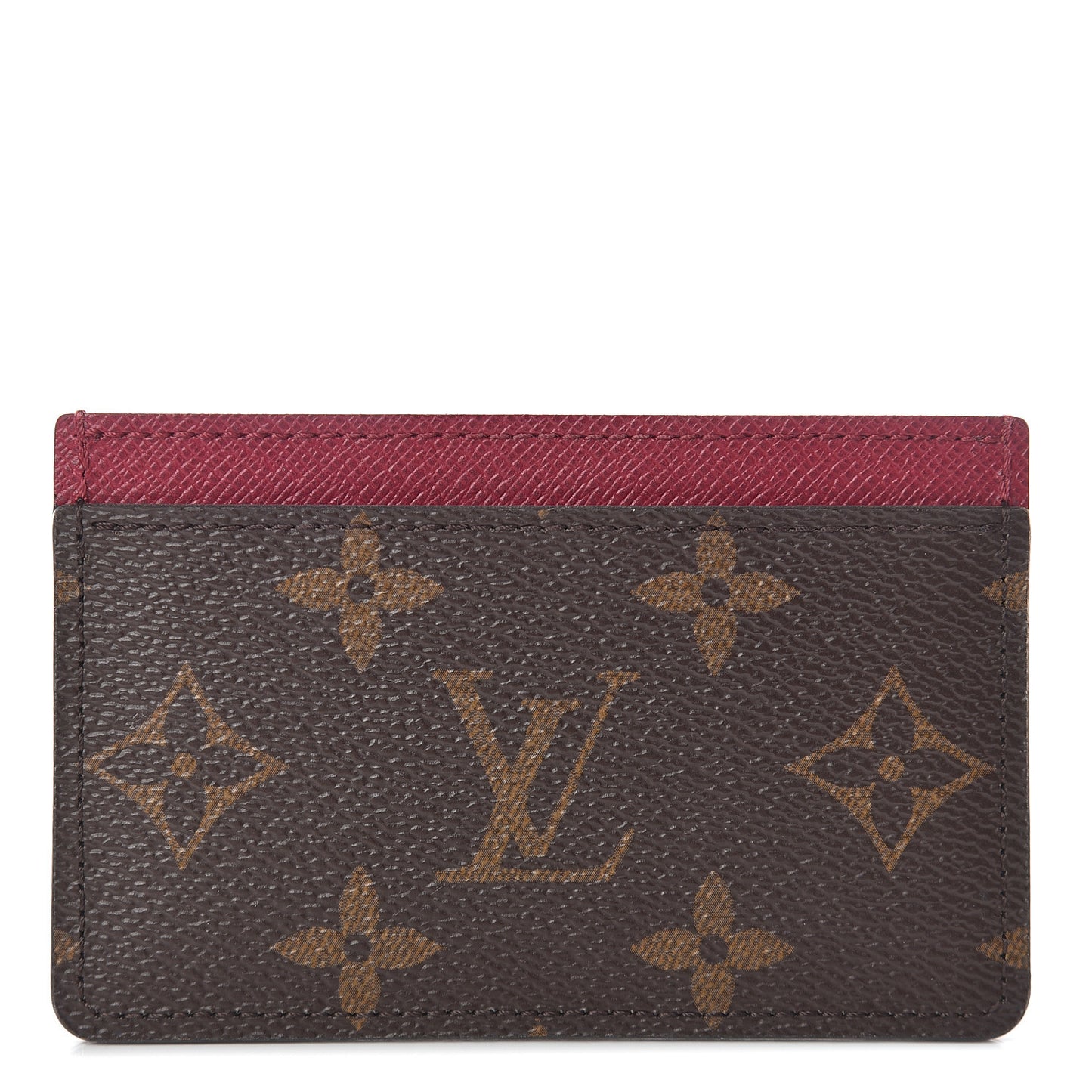Monogram Card Holder Fuchsia