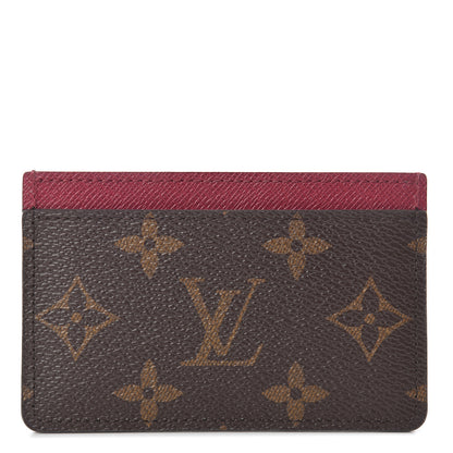 Louis Vuitton Monogram Card Holder Fuchsia 1 of 5