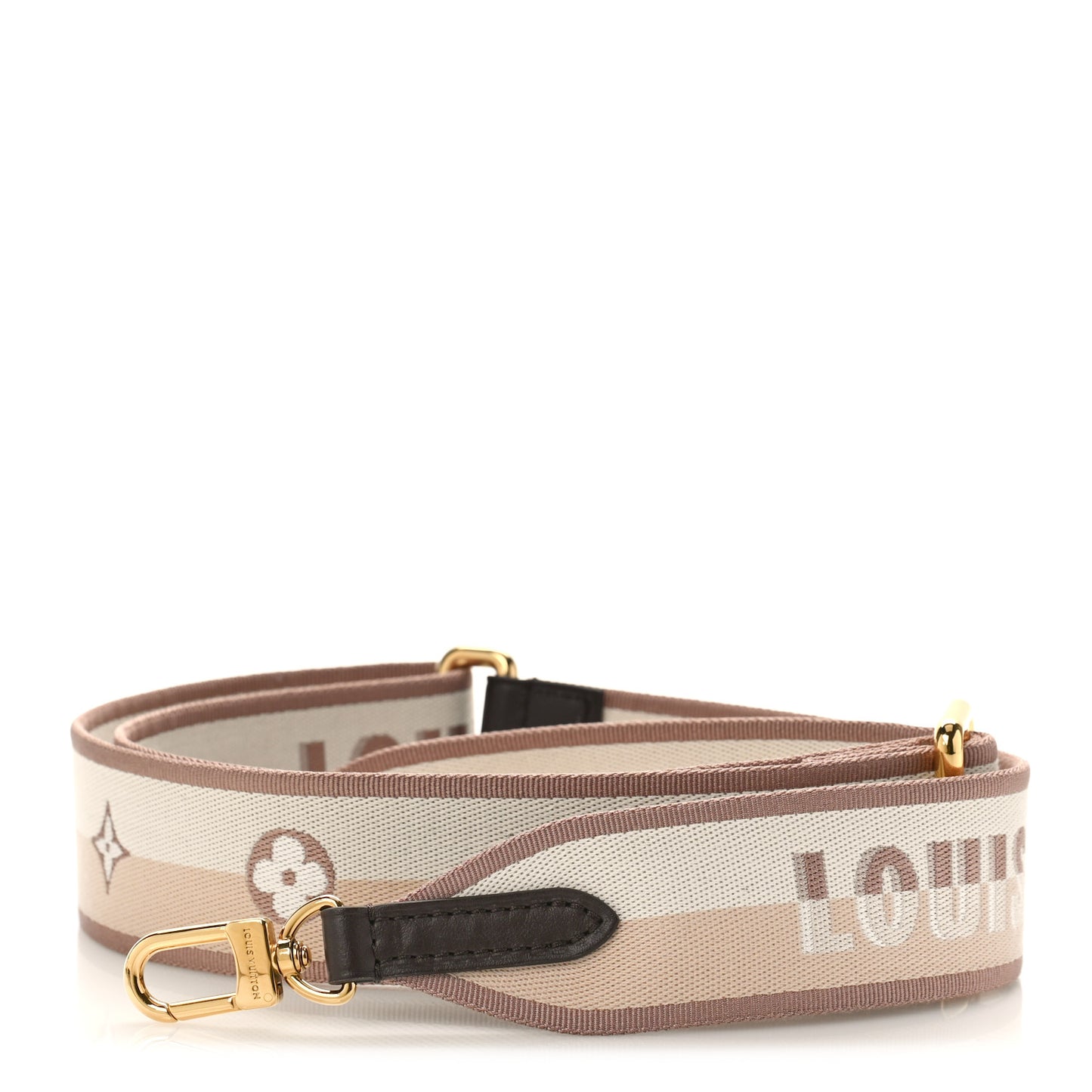 Jacquard Speedy Bandouliere 20 Shoulder Strap Beige Brown
