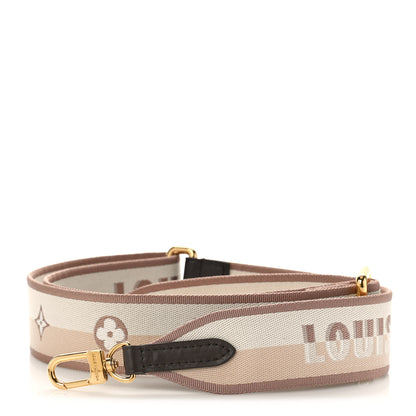 Louis Vuitton Jacquard Speedy Bandouliere 20 Shoulder Strap Beige Brown 1 of 3