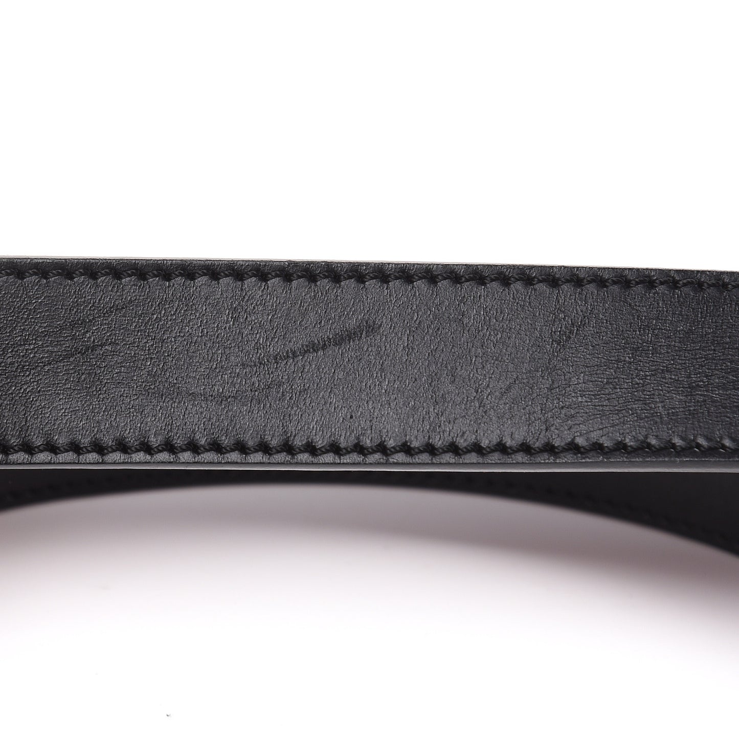 Vitello Monster Eyes Buckle Belt 100 40 Red Black