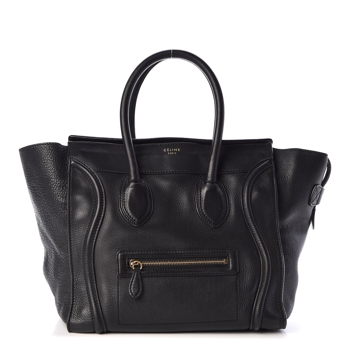 Smooth Calfskin Mini Luggage Black
