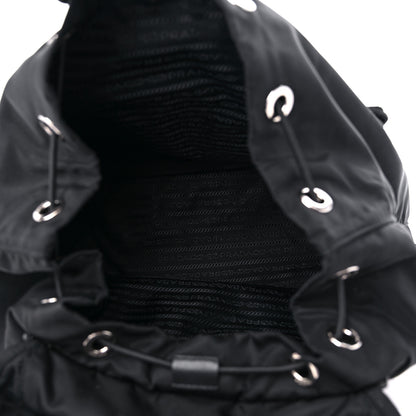 Prada Tessuto Nylon Saffiano Vela Backpack Black 4 of 11