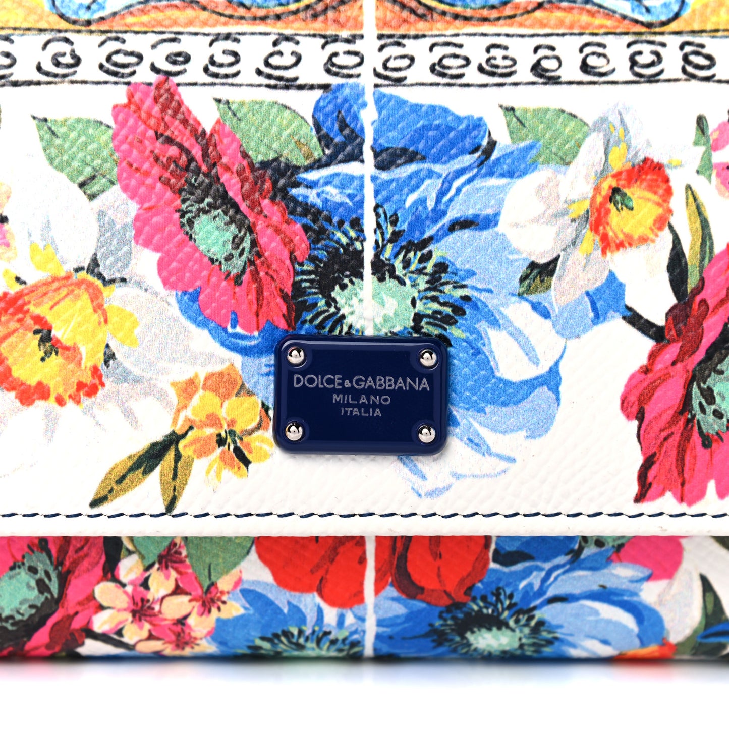 Dauphine Majolica Printed Mini Sicily Von Bag Multicolor
