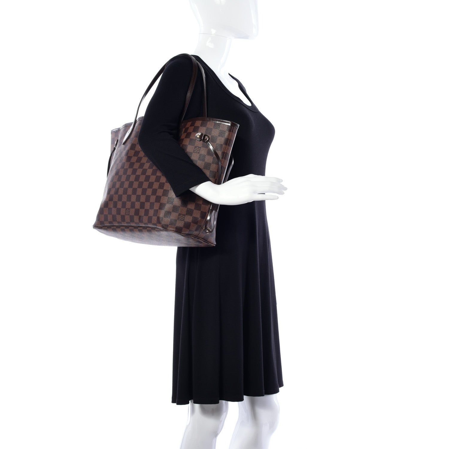 Louis Vuitton Damier Ebene Neo Neverfull MM 2 of 8