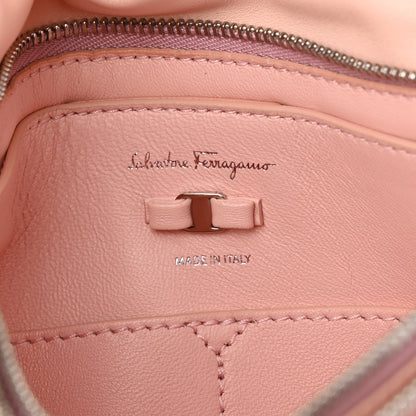 Salvatore Ferragamo Calfskin Small Viva Bow Shoulder Bag Nylund Pink 6 of 10