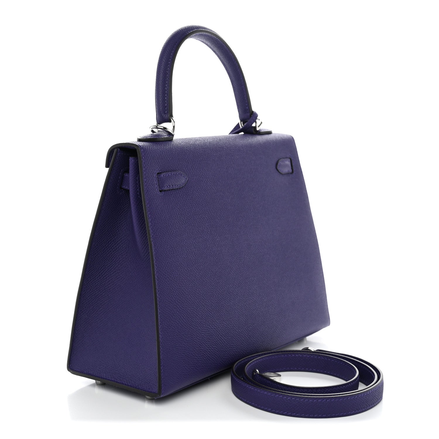 Hermes Epsom Kelly Sellier 25 Purple 2 of 9