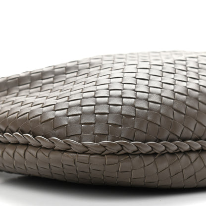 Bottega Veneta Nappa Intrecciato Medium Veneta Hobo Grey 9 of 10