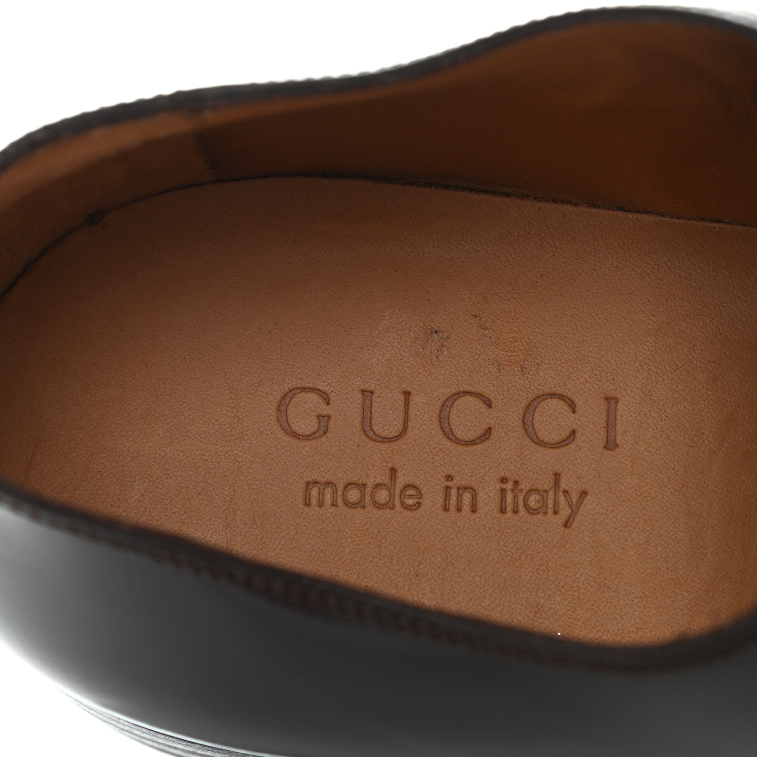 Gucci Calfskin Shade Lux Mens Lace Up Oxfords 8.5 Cocoa 13 of 15