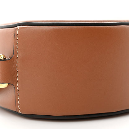 Celine Smooth Calfskin Cuir Triomphe Oval Bag Tan 9 of 10