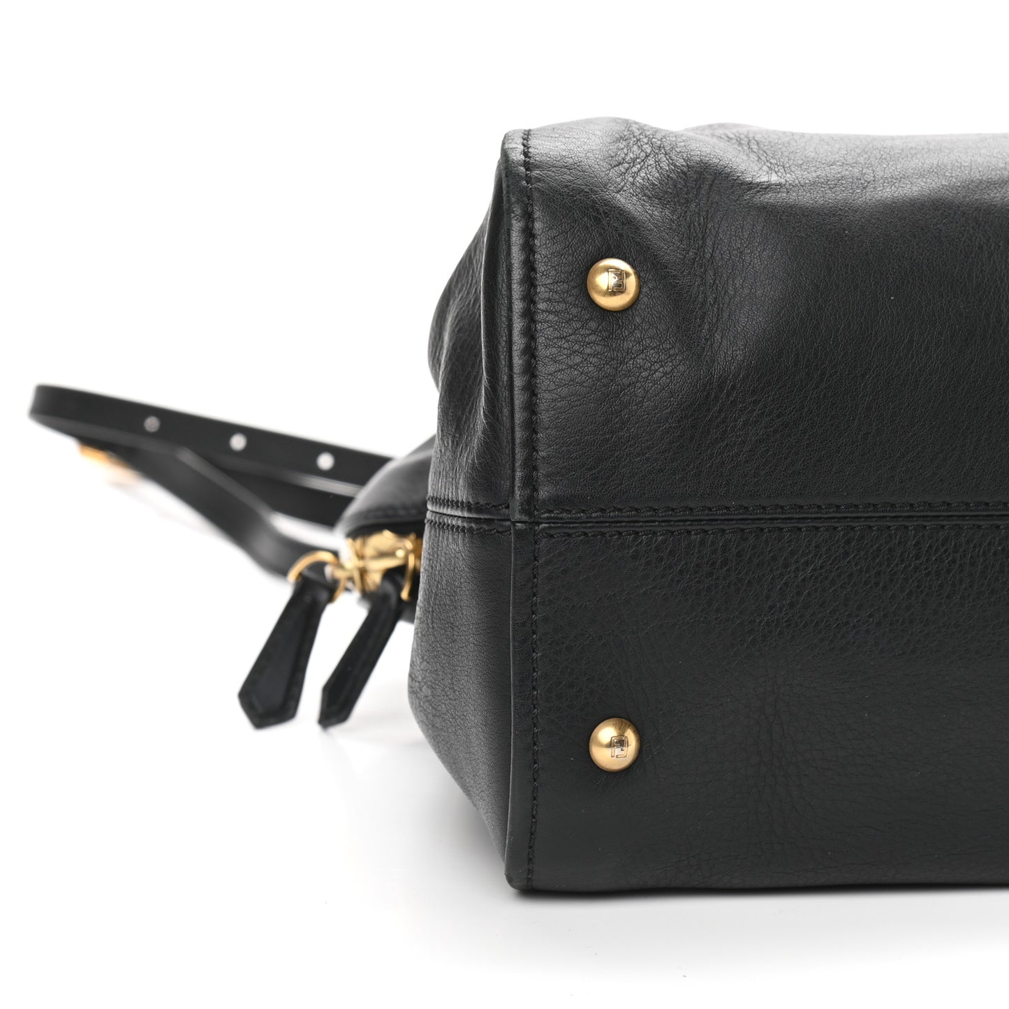Vitello Dolce Marmol Large Chameleon Tote Black
