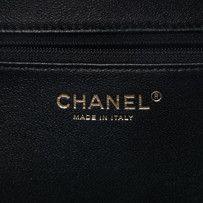 Chanel Caviar Quilted Large CC Filigree Vanity Case Black 7 of 11