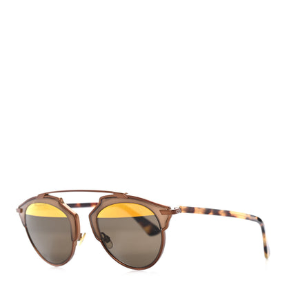 Christian Dior Mirrored So Real Sunglasses Tortoise 1 of 6