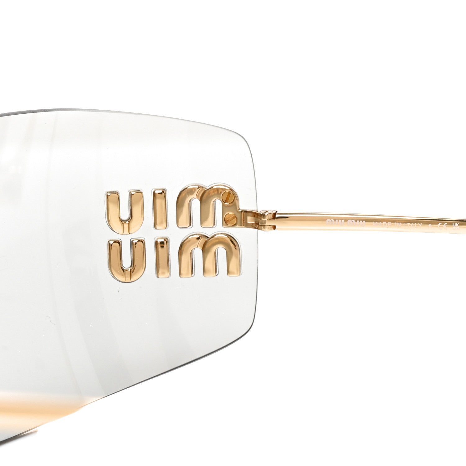 Miu Miu Metal Aube Sunglasses SMU54Y Light Gray 5 of 7