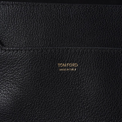 Tom Ford Grained Calfskin Medium Chain Jennifer Crossbody Bag Black 6 of 7