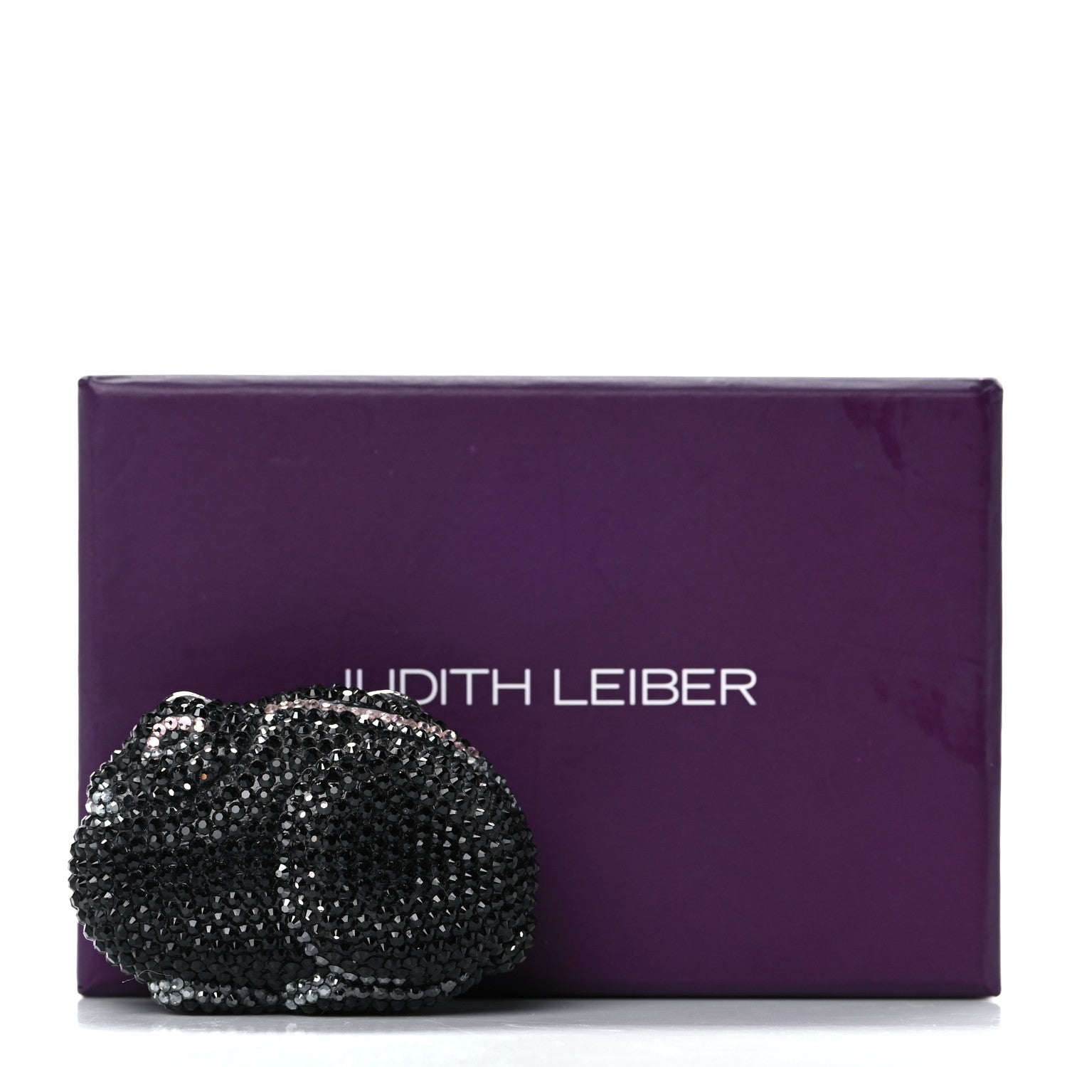 Judith Leiber Swarovski Crystal Minaudiere Rabbit Pill Box Black 12 of 12