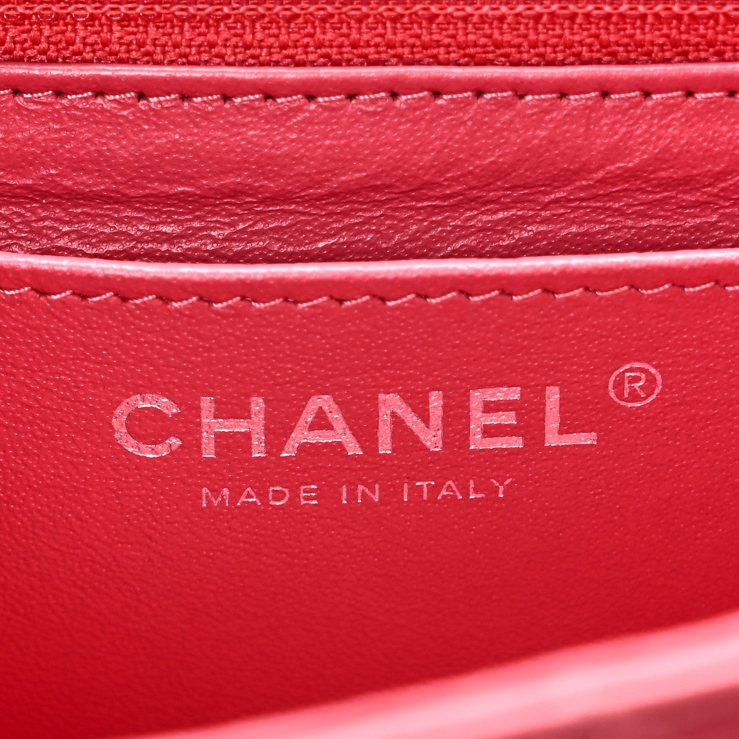 Chanel Lambskin Quilted Mini Rectangular Flap Pink 6 of 10