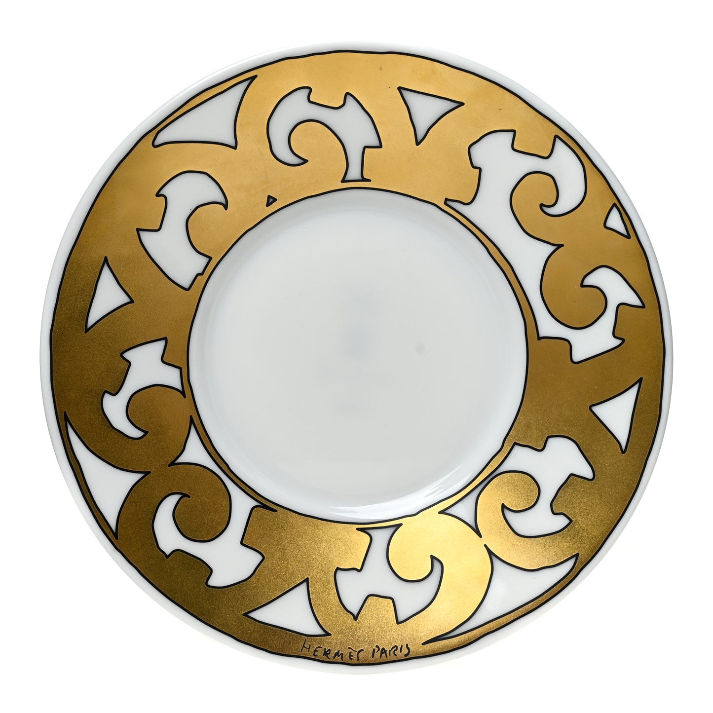 Porcelain Balcon du Guadalquivir Tea Cup And Saucer Gold