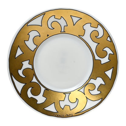Hermes Porcelain Balcon du Guadalquivir Tea Cup And Saucer Gold 5 of 7