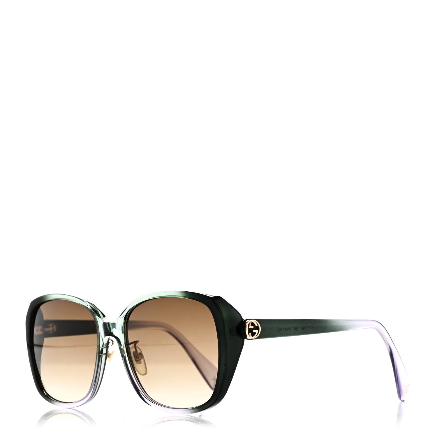 Gucci GG Sunglasses GG0371SK Green Purple 1 of 7