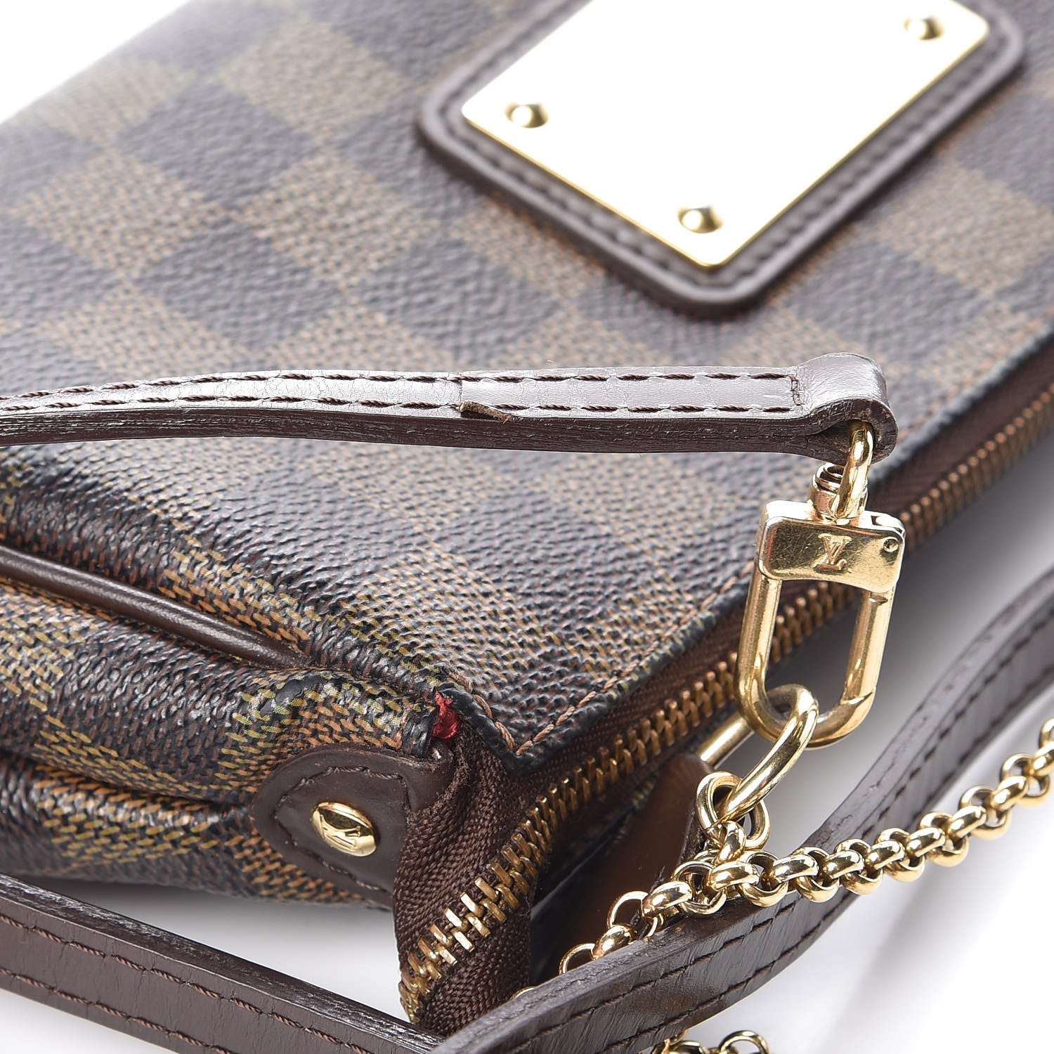 Louis Vuitton Damier Ebene Eva Clutch 10 of 10