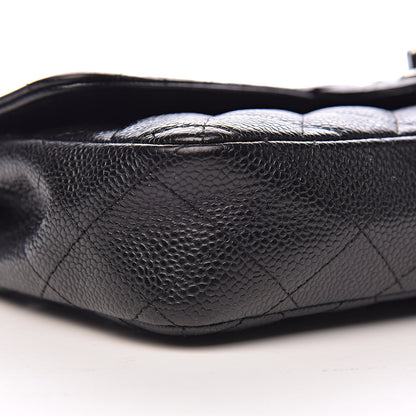 Chanel Caviar Quilted East West Flap Black 8 of 11
