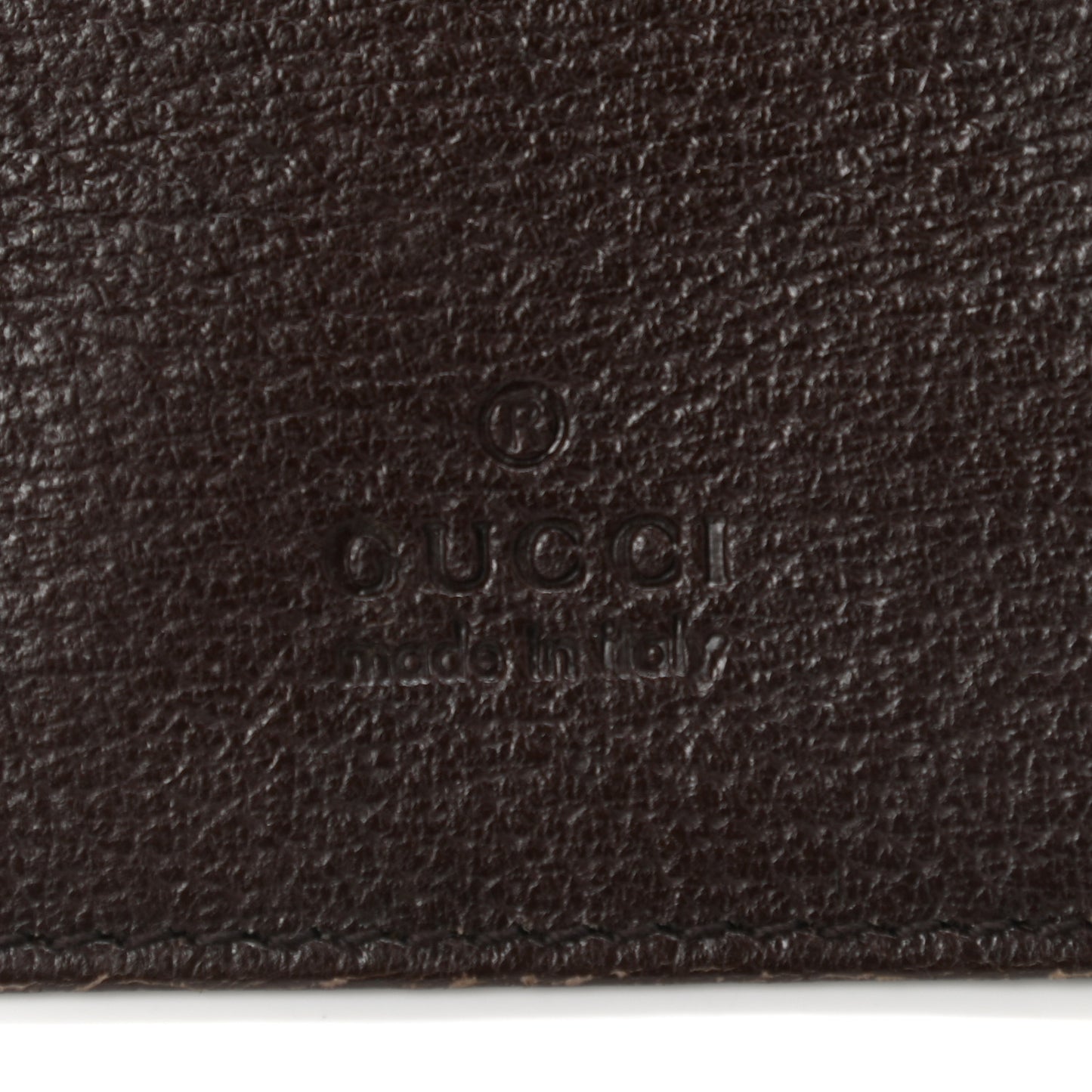GG Monogram Double Pocket Belt Bag Dark Brown