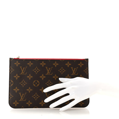 Louis Vuitton Monogram Neverfull MM GM Pochette Cherry 2 of 6